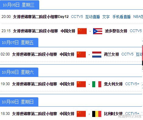 央5播中国女排战波多黎各+荷兰，5+播战比利时+意大利，能赢几场(2)