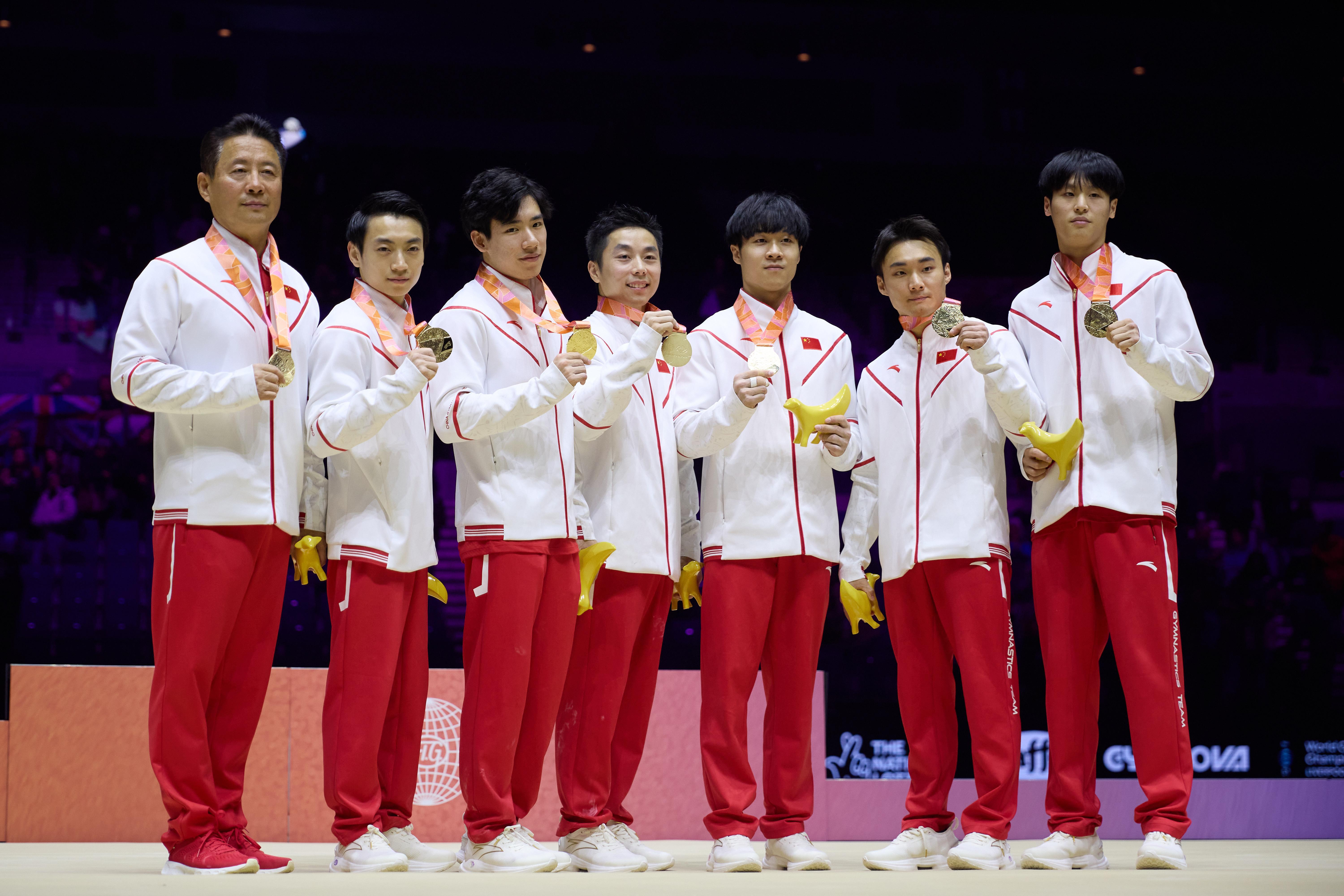 中国体操男队翻身仗！预赛第四到决赛夺冠，巴黎奥运会入场券到手
