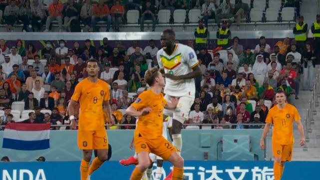 世界杯名画！荷兰大将袭击对手关键部位，后者表情痛苦被担架抬下