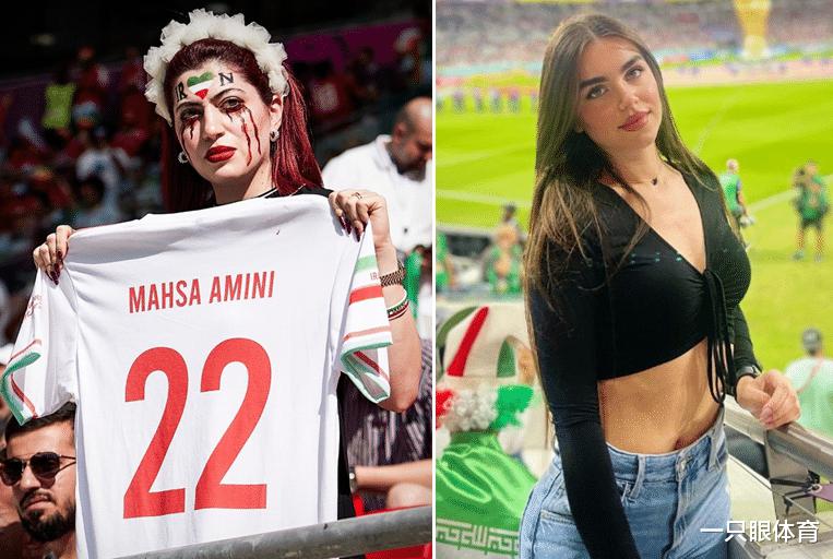 世界杯心碎时刻！伊朗女球迷再见了，目睹国家队落泪，留下倩影(6)
