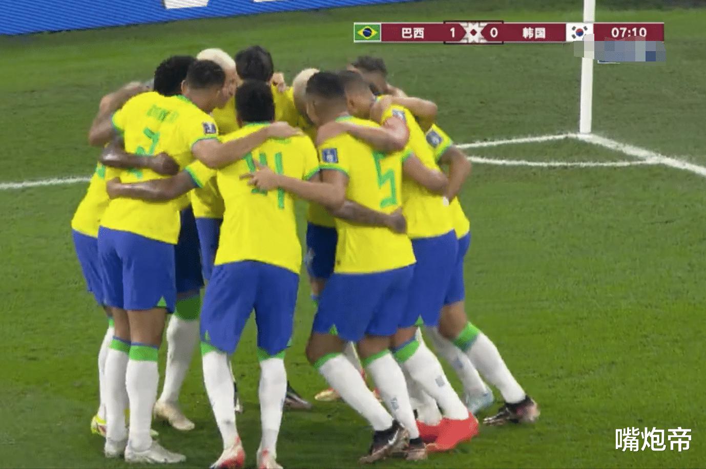 惨案！巴西12分钟就灌韩国2个，2套跳舞动作太嘲讽，对面生无可恋(3)