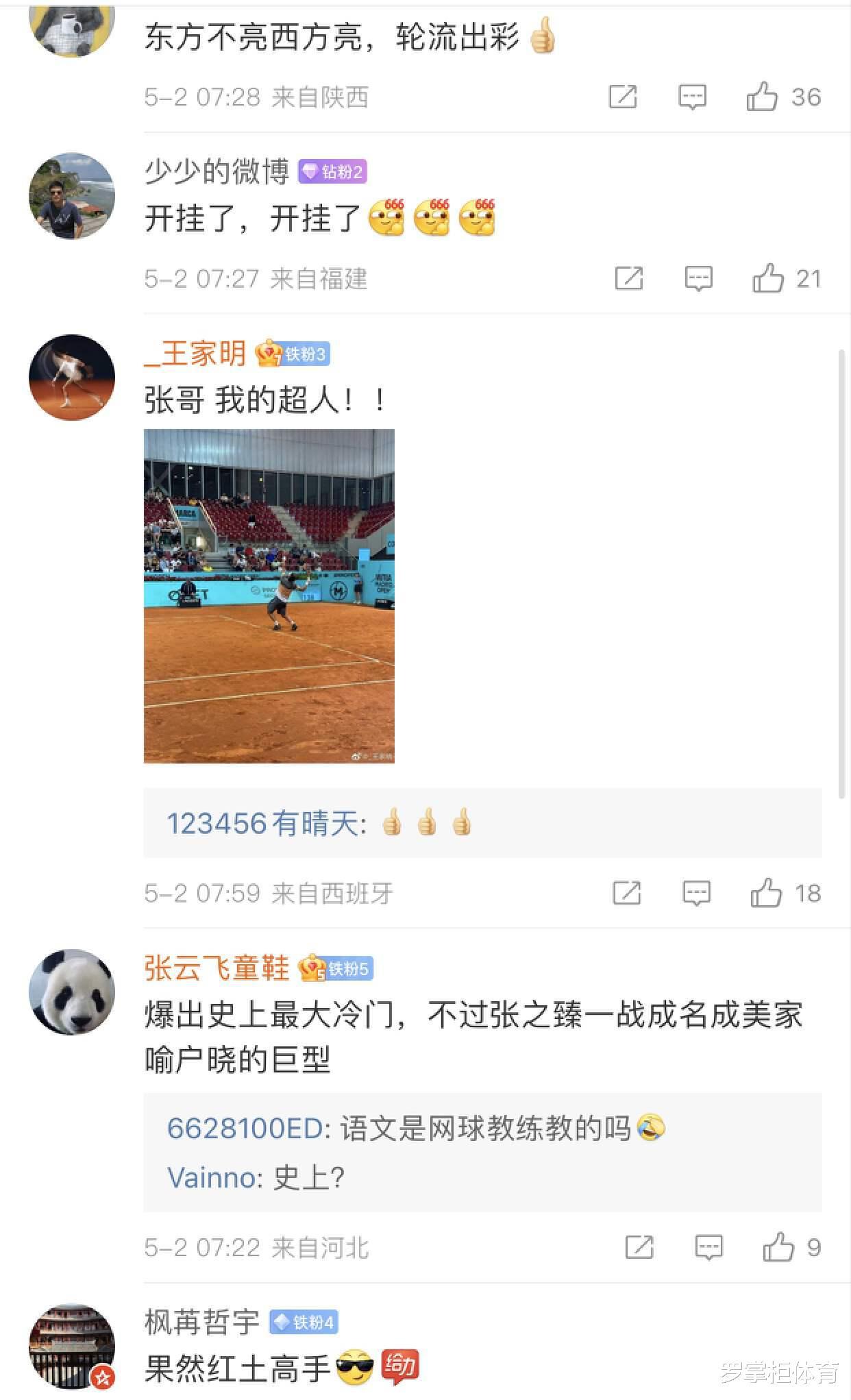 中国男网大师赛首次连胜！张之臻上限在哪里？球迷赞叹：开挂了(4)