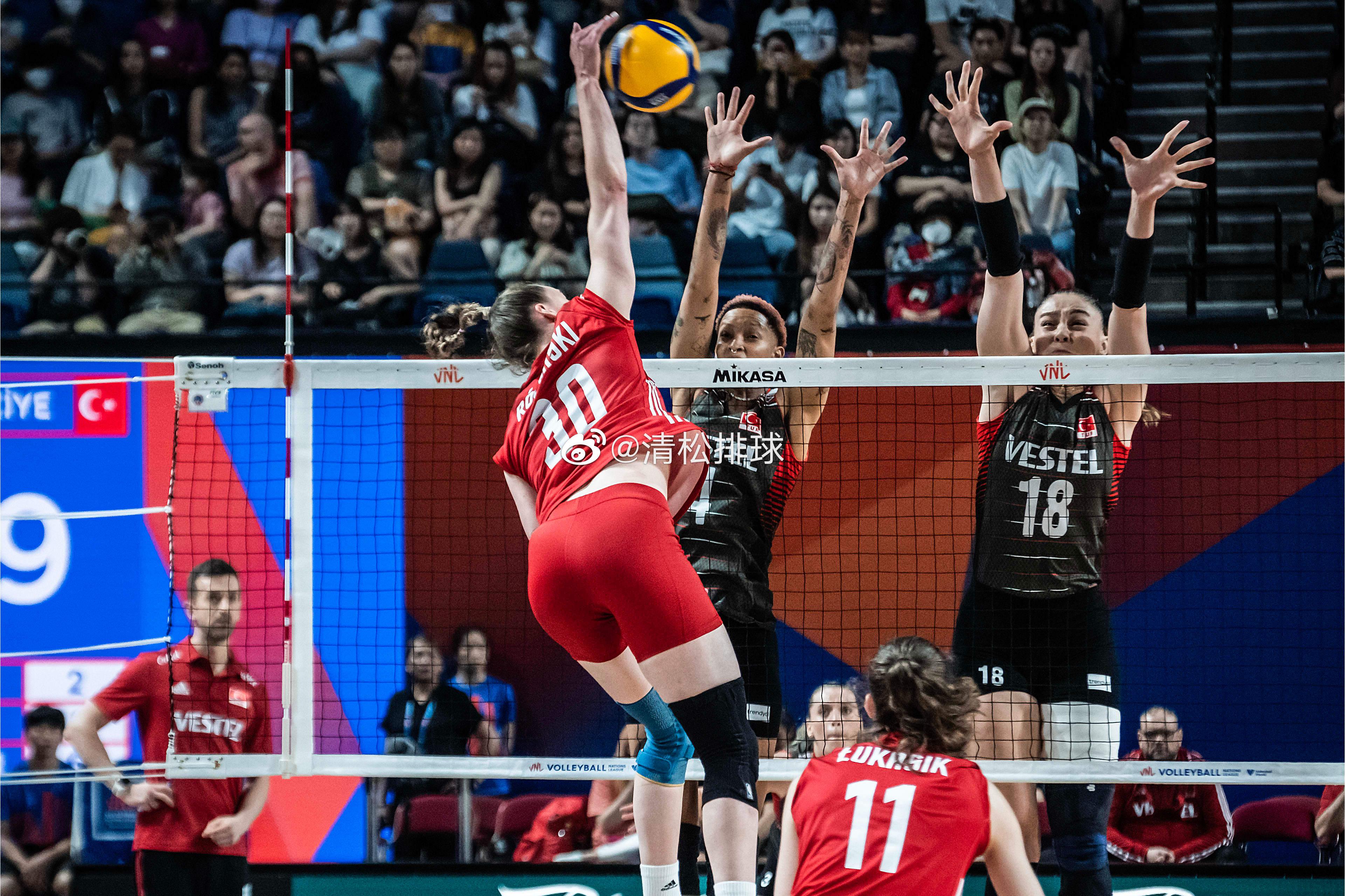 【技术统计】2023年世界女排联赛中国香港站波兰女排3-0土耳其女排（25-22(2)