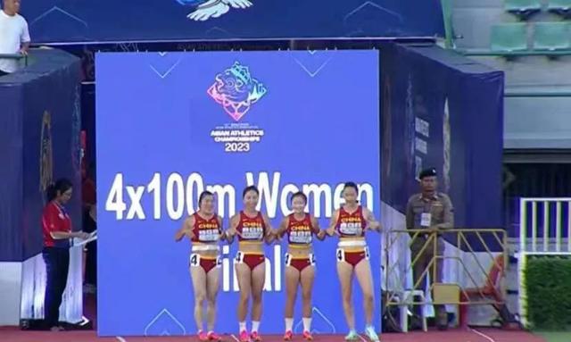 第一枚金牌！中国女子4x100米接力亚锦赛夺冠