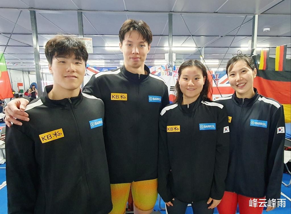 游泳世锦赛破纪录奖200万， 韩国接力队希望杭州亚运会有好的发挥