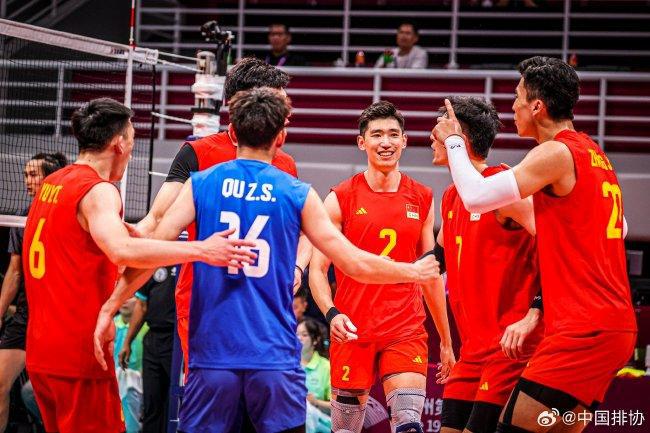 亚运男排中国3-0完胜日本晋级决赛 将与伊朗争冠