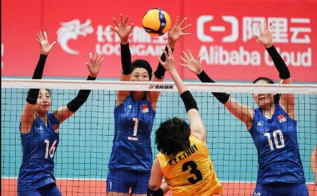 亚运女排中国3-0横扫越南 全胜荣膺复赛第一进4强(1)