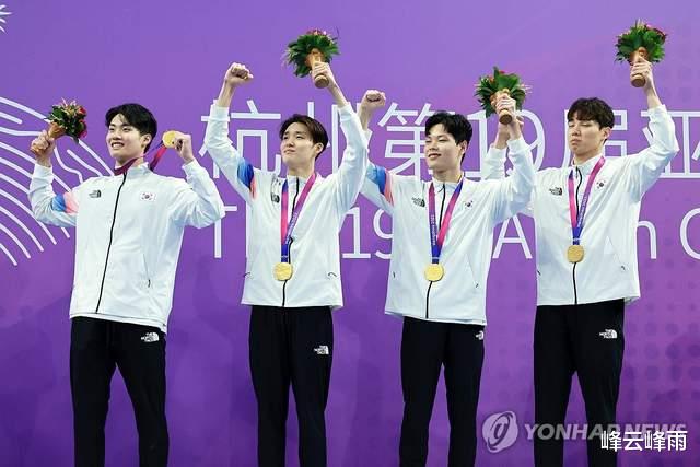 韩国男子4乘200米自由泳接力队梦想拿到多哈世锦赛、巴黎奥运奖牌