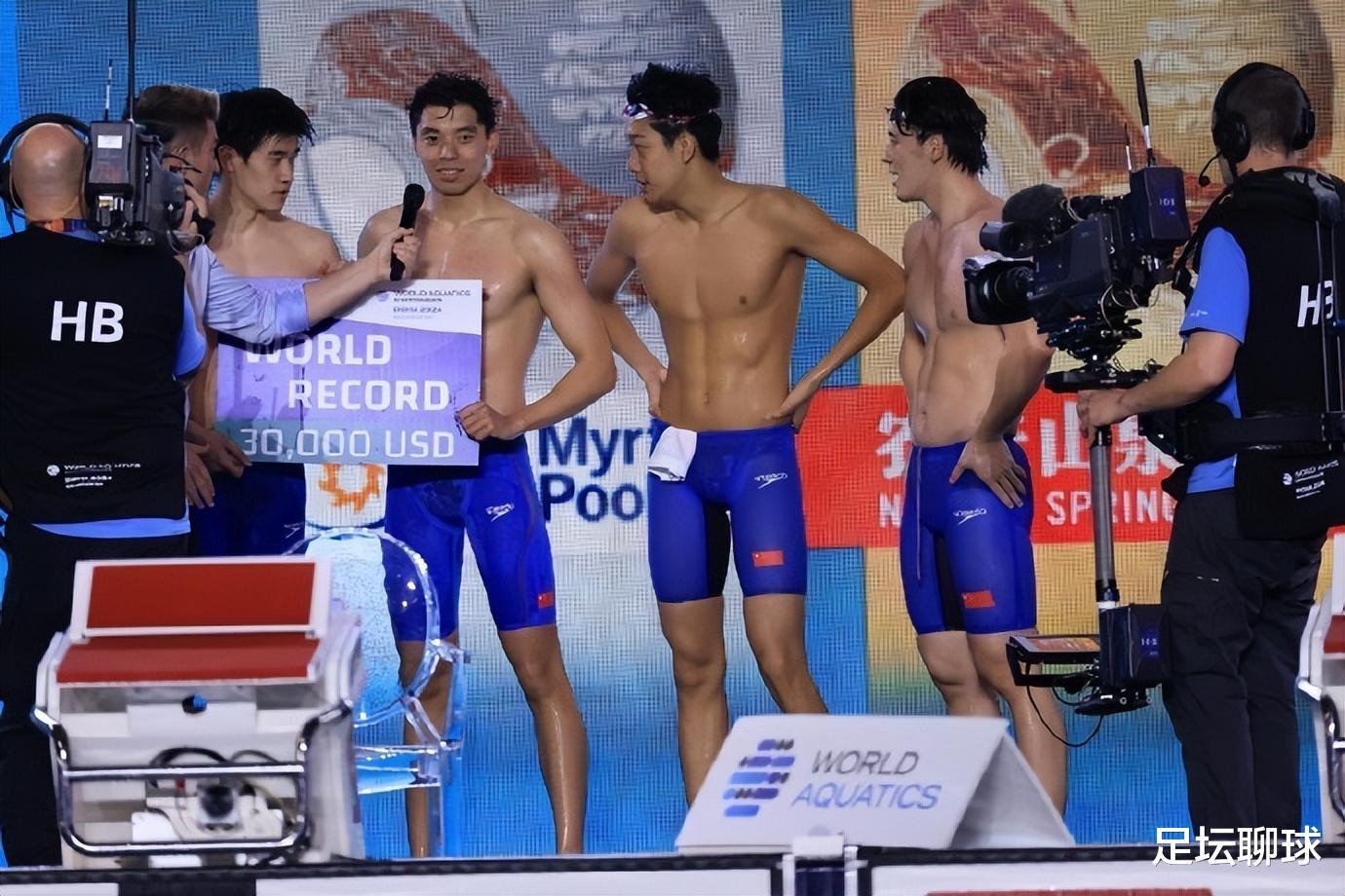 46秒80！中国游泳新飞鱼诞生：首次夺冠，打破欧美垄断，创造世界纪录(1)