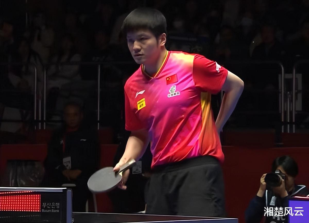 樊振东3-1逆转战胜日乒16岁小将，比赛很惊险，日乒队员高兴早了(6)