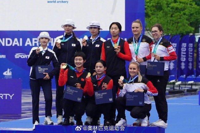 射箭世界杯赛上海站收官 中国女团首夺世界杯冠军(1)