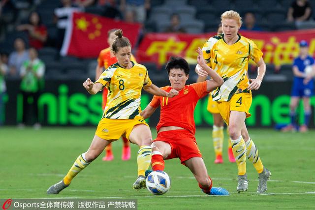 中国女足遭遇“绝平”！1-1澳大利亚，将与韩国争奥运名额