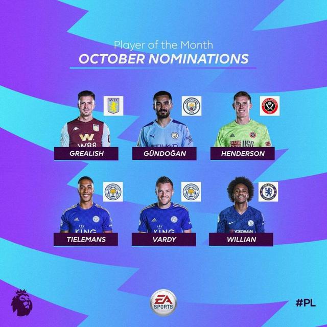 10月英超最佳 英超10月最佳球员候选(1)