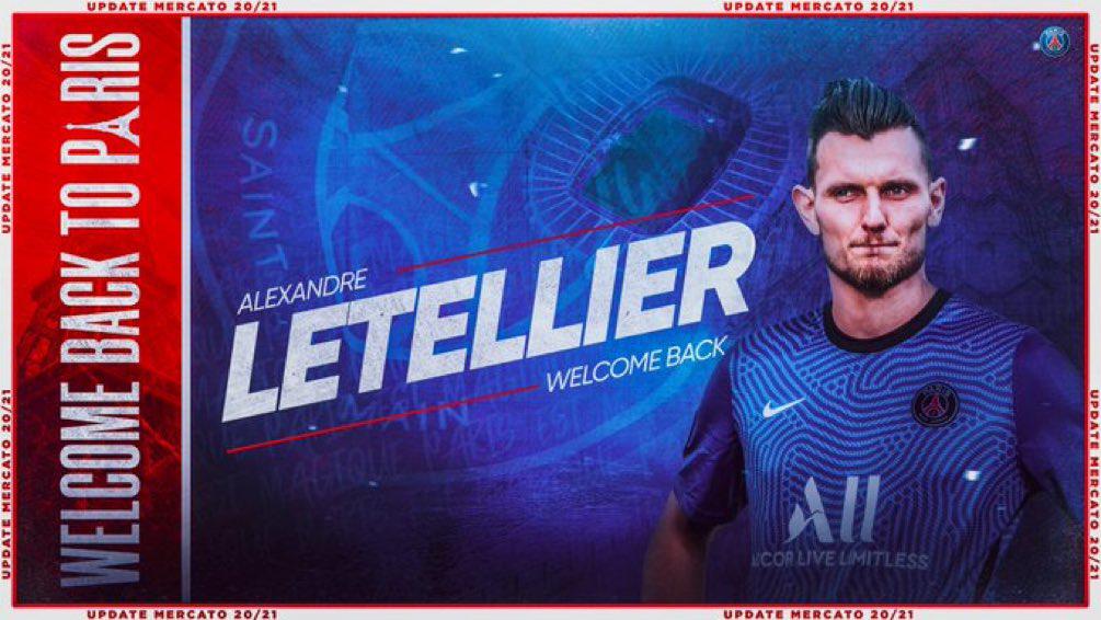 官方: 巴黎免签门将莱特利尔, 双方签下一个赛季合同(1)