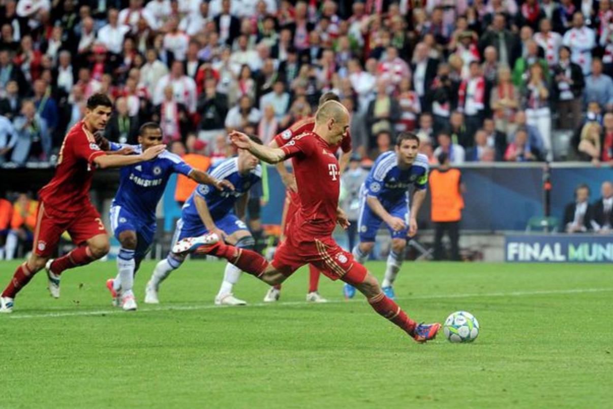 罗本2013欧冠进球 2013年欧冠决赛中场的时候