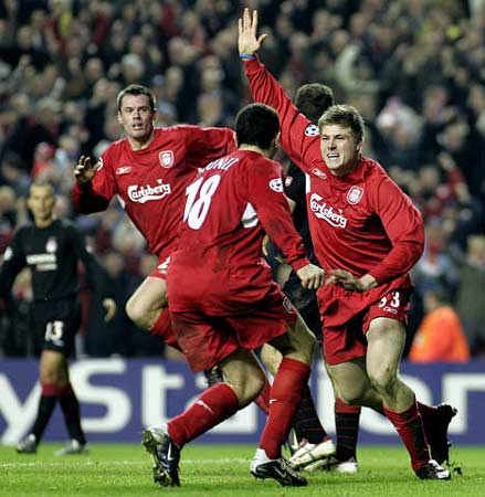 05赛季欧冠尤文对利物浦 05年欧冠决赛完成史诗逆转的利物浦(3)