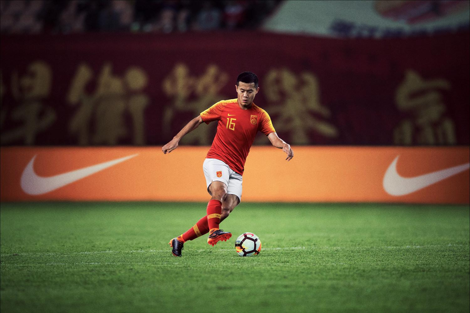 18年中超比赛服 Nike中国国家队2018主场球衣球迷版(14)