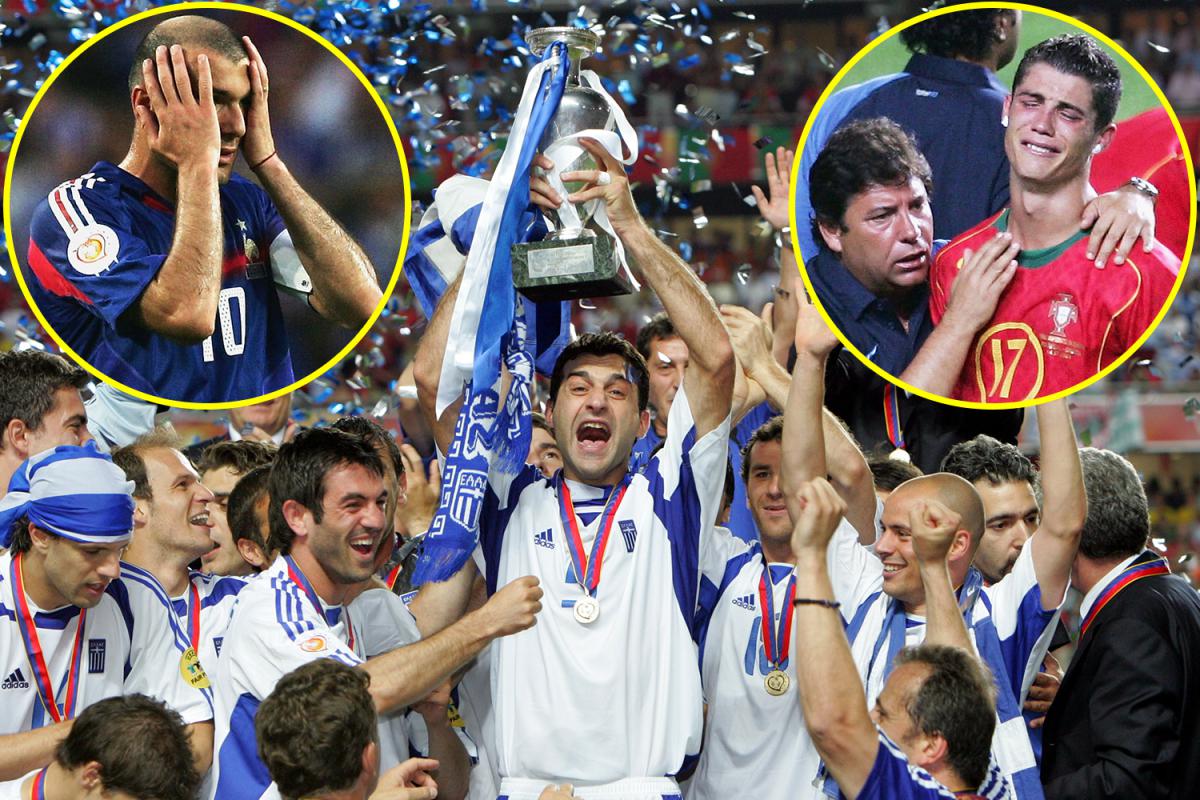 希腊神话-2004年欧洲杯希腊击败东道主葡萄牙捧起德劳内杯！(4)