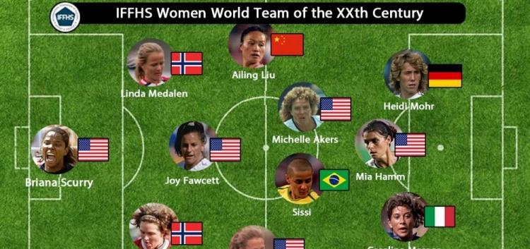 外媒评出20世纪女足最佳阵容：中国女足一人入围，不是孙雯而是她