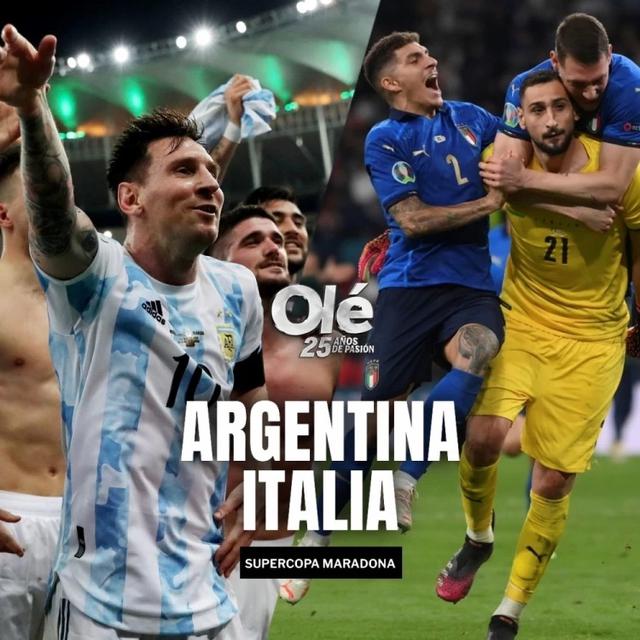 TNT：欧洲杯冠军意大利与美洲杯冠军阿根廷将参加马拉多纳杯