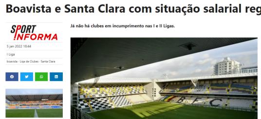 葡超赛前爆料：圣克拉拉vs葡萄牙体育，欠薪已清！却迎最严格裁判(2)