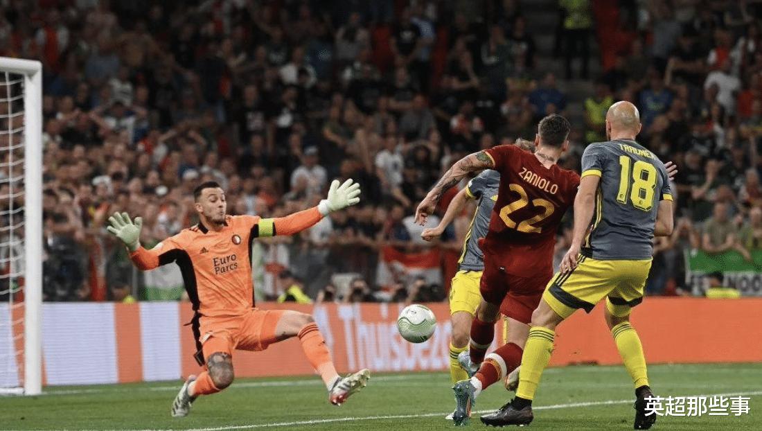 1-0！罗马登顶欧协杯，首次赢得欧洲3大杯，穆帅实现欧战全满贯！(3)