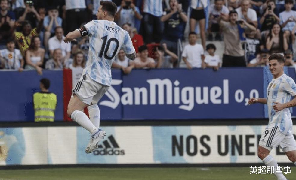 疯狂梅西！单场独中5元，进球数登顶历史第2，阿根廷队5-0大胜！(3)