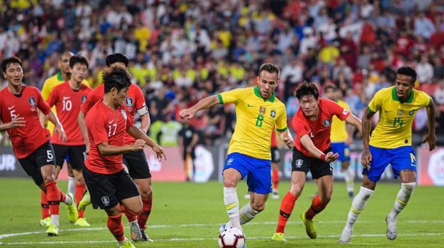 韩国队1：5惨败巴西二队，中国网友坐不住了，还不如当年国足？(2)