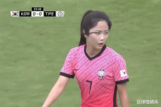 4-0！韩国队踢疯了，5分钟3球，美女球星2球爆发，施压中国女足(1)