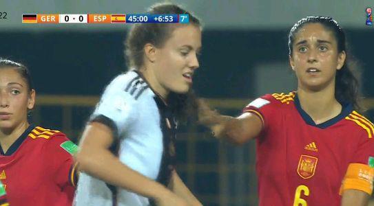 1-0！西班牙女足绝杀德国，90分钟进球，决赛会师哥伦比亚(2)