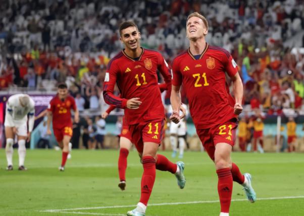 【预测之家】世界杯战报：西班牙对阵哥斯达黎7-0大胜，史上最大分差赢球纪录