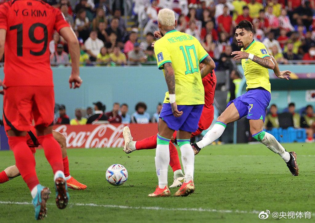 巴西淘汰韩国晋级8强，1/4决赛将对阵克罗地亚(5)