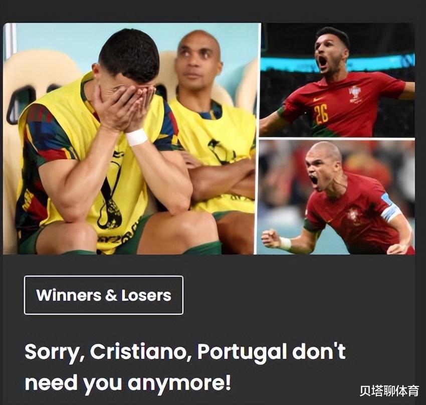 英媒：C罗对不起，葡萄牙不再需要你了！摩洛哥祈祷：C罗首发打满(7)
