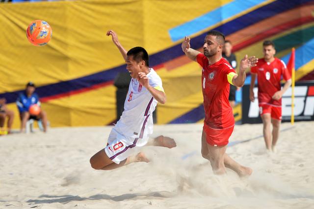 （体育）沙滩足球——亚洲杯：中国胜黎巴嫩(2)