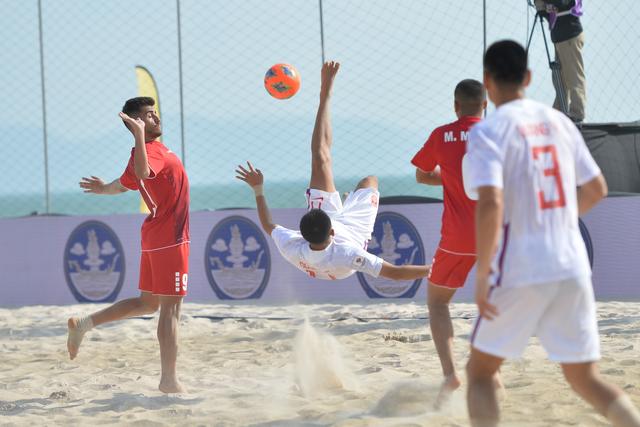 （体育）沙滩足球——亚洲杯：中国胜黎巴嫩(6)