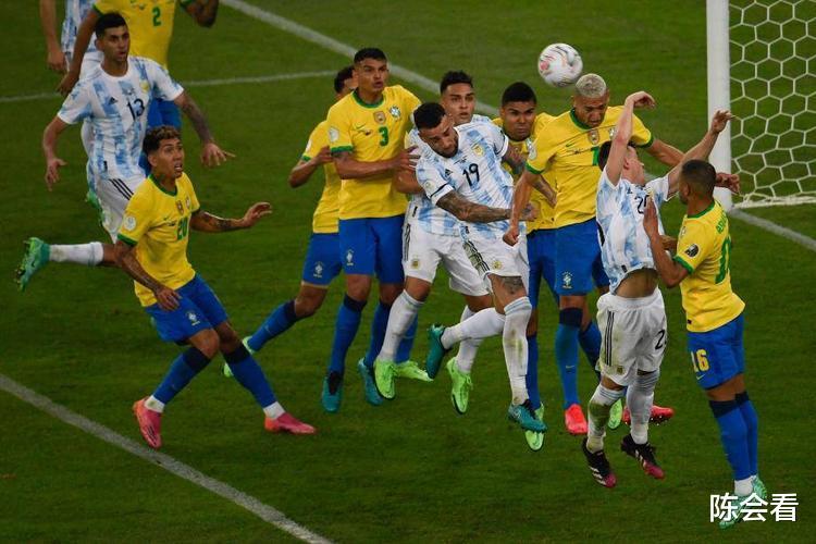 回顾21年美洲杯决赛，阿根廷1-0巴西，迪马利亚一剑封喉(2)