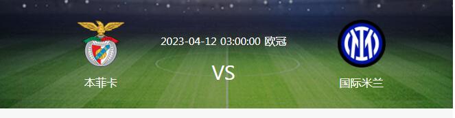 【欧气锦鲤】欧冠1/4淘汰赛首回合：本菲卡VS国际米兰(1)