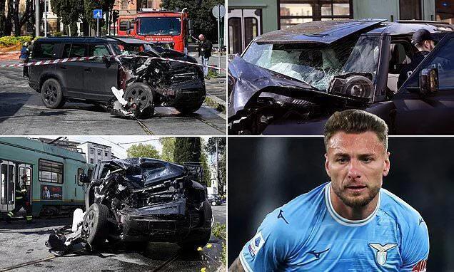 本周日，拉齐奥当家球星因莫比莱在罗马遭遇离奇车祸，他的座驾在通过路口时被无视红灯(2)