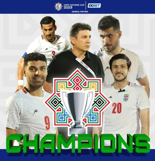 阿兹蒙建功决赛胜乌兹 伊朗获首届中亚国家杯冠军