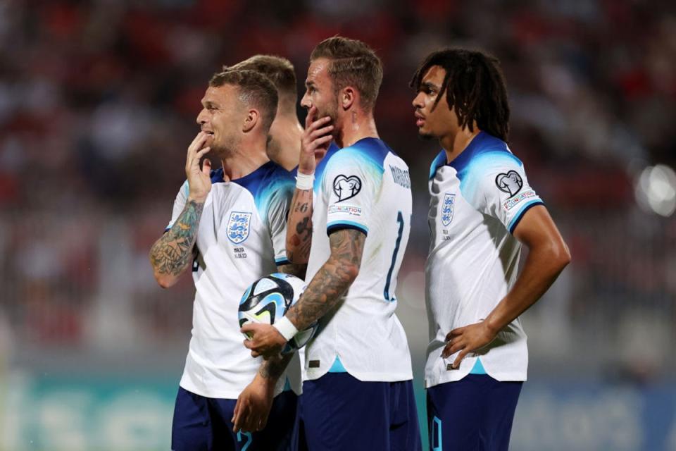 英格兰对北马其顿预测阵容：今晚2024年欧洲杯预选赛前的球队新闻(1)