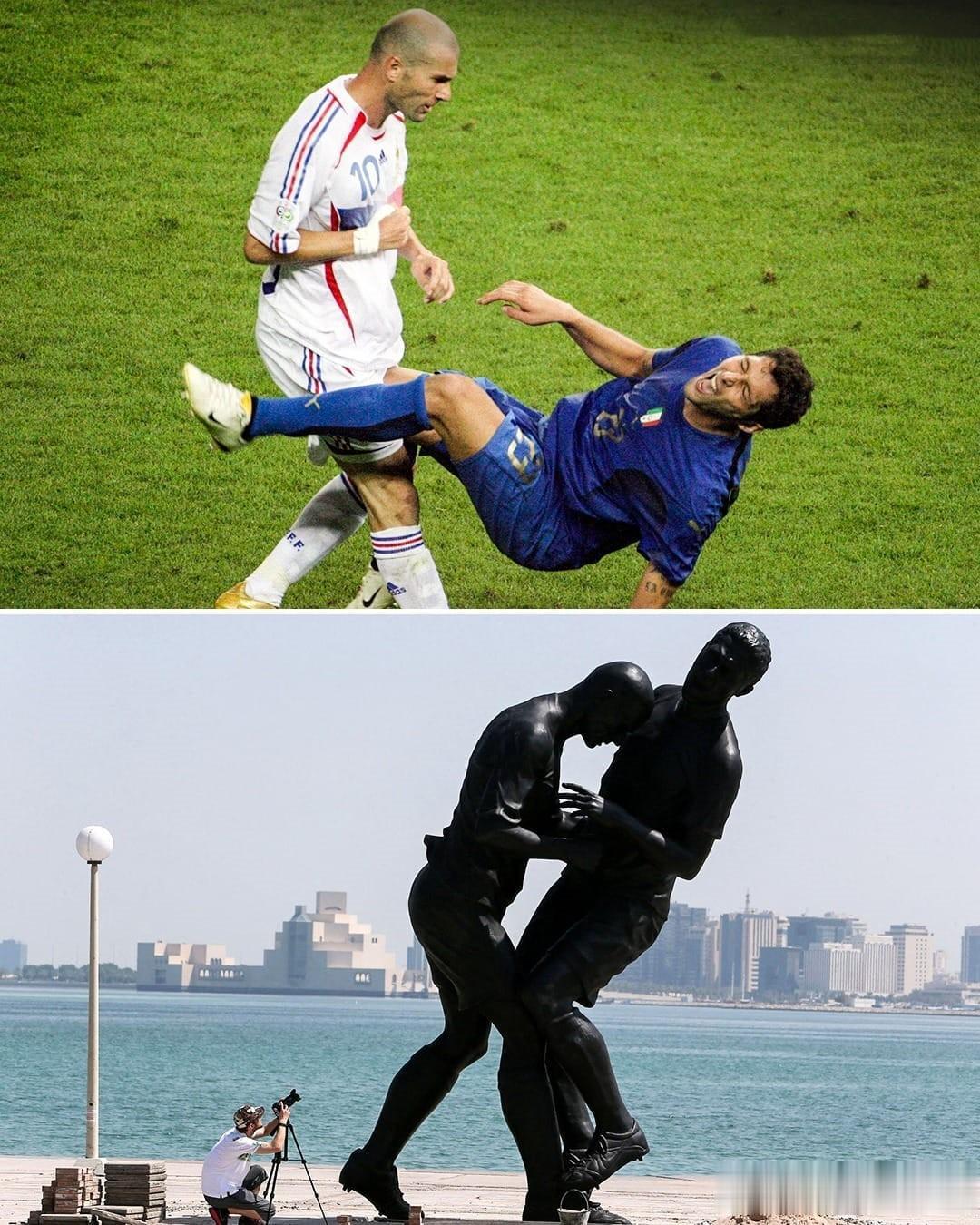 17年前的今天，齐达内在世界杯决赛中对马特拉齐发起了头槌攻击！
这是如此具有象征