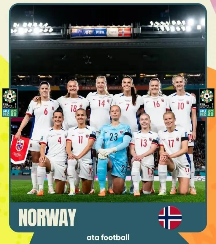 今天女足世界杯将迎来小组赛最后一轮，A组的挪威队属于欧洲传统强队，到目前一负一平(2)