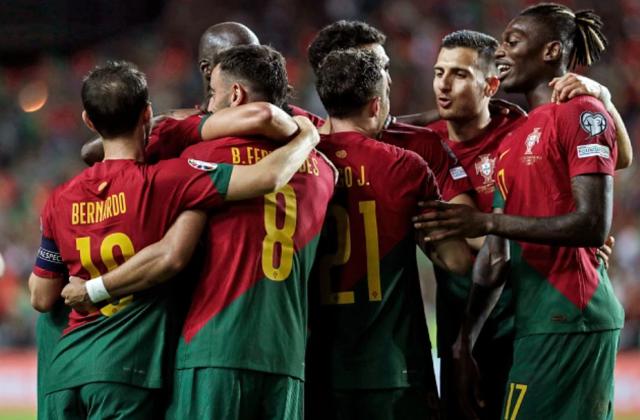 9比0 史上最大胜 葡萄牙豪取6连胜 6战24球0失球(1)