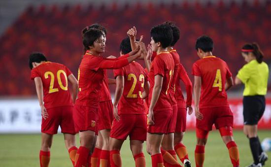 女足奥预赛第2轮：狂捞净胜球，中国女足火力全开爆射泰国(1)