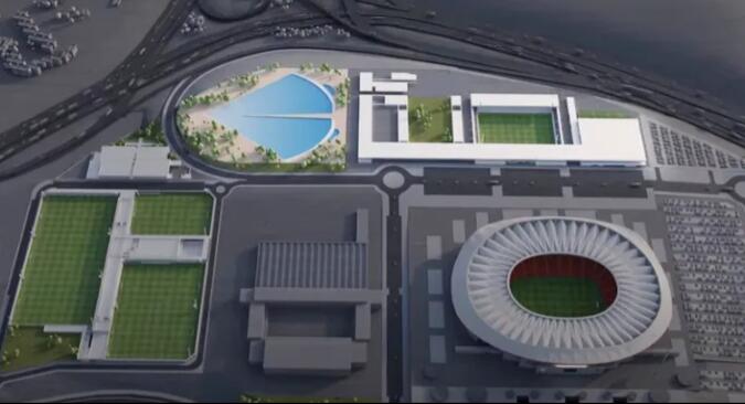 太阳报披露马竞2.2亿镑体育城计划：由万达建造，含人工沙滩等(1)